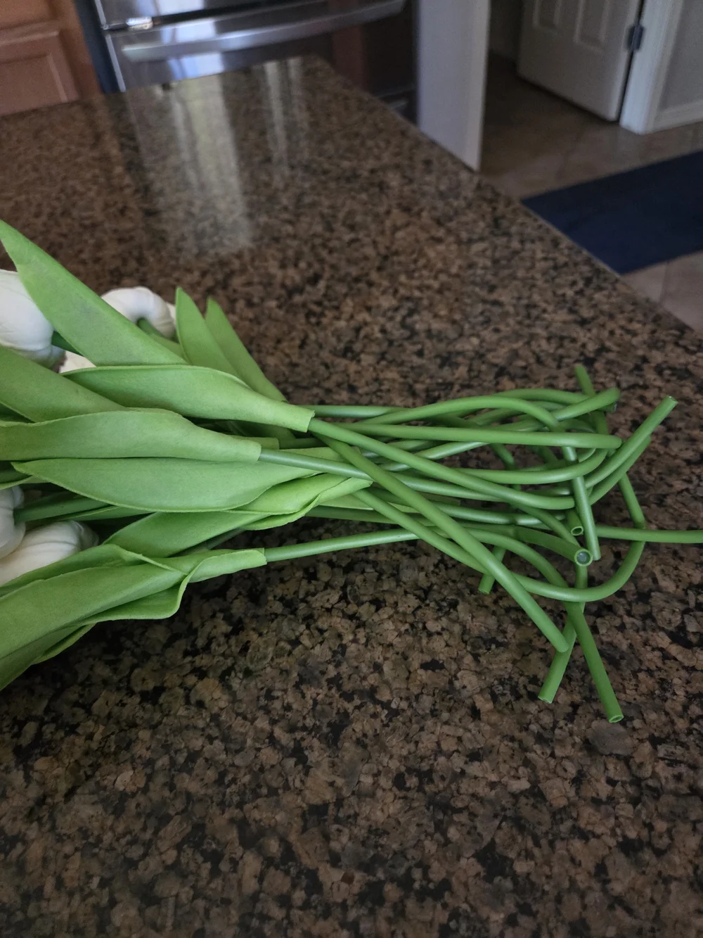 Bundle White Artificial Tulip Bouquet - Home Accents